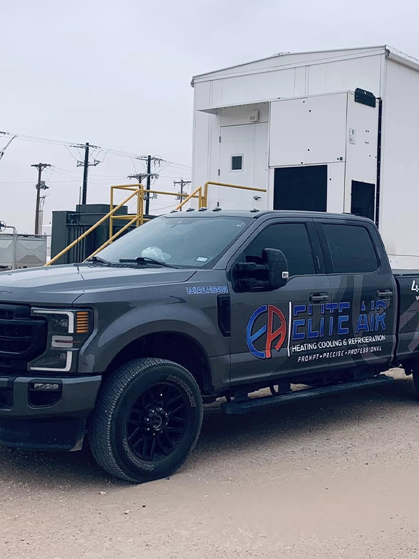 Elite Air of West Texas work truck